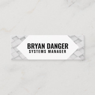Personalised "Box World" Twitter Mini Business Card