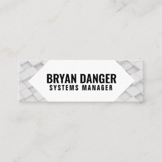 Personalised "Box World" Twitter Mini Business Card