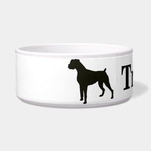 Personalised Boxer Dog Bowl