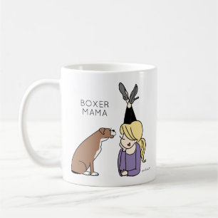 Personalised Boxer Mama Coffee Mug