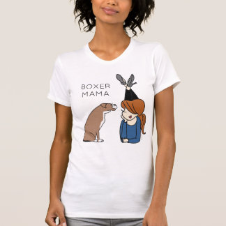 Personalised Boxer Mama T-Shirt