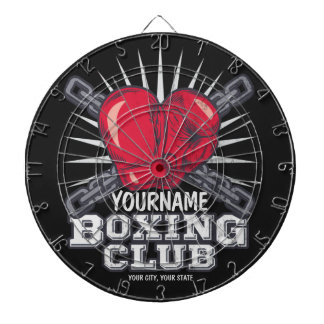 Personalised Boxing Gloves Fighter Champion Boxer Dartboard