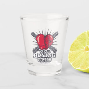 Personalised Boxing Gloves Fighter Champion Boxer Shot Glass