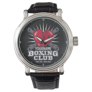 Personalised Boxing Gloves Fighter Champion Boxer Watch