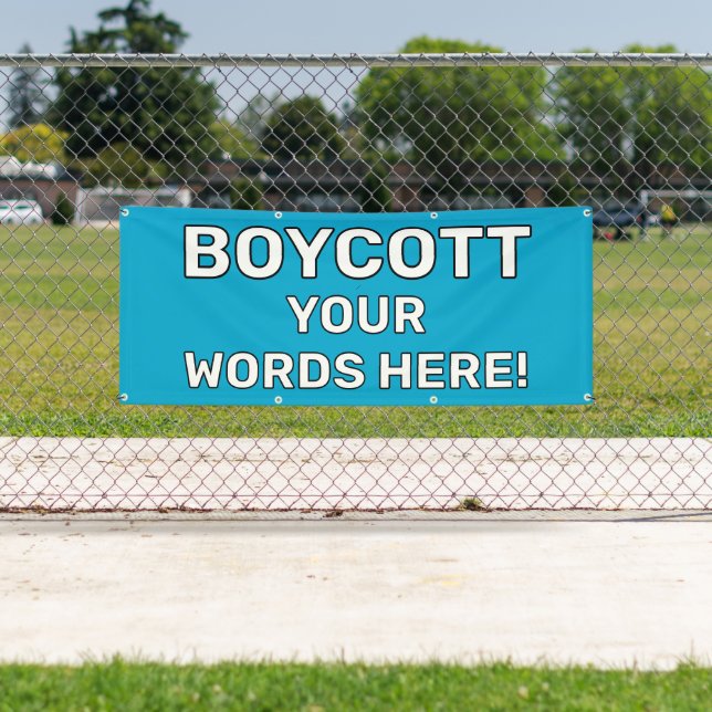 Personalised Boycott Banner (Insitu)