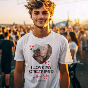 Personalised Boyfriend Photo & Dog Humour T-Shirt