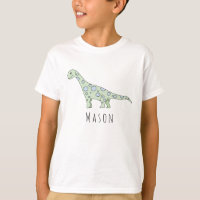 Personalised Boy's Cool Doodle Dinosaur with Name