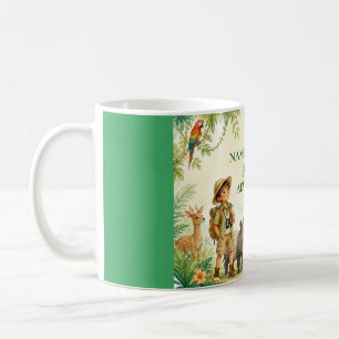 Personalised Boy's Jungle Adventures Mug