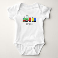 Personalised Boy's Locomotive Train with Name