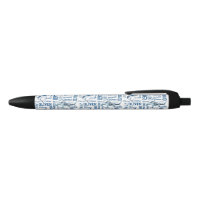 Personalised boys name pen with sharks