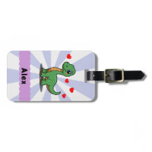 Personalised Brachiosaurus Dinosaur Bag Tag