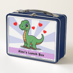 Personalised Brachiosaurus Dinosaur Lunch Box