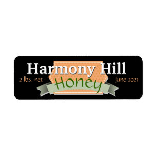 Personalised Brand Honey Jar