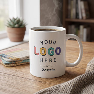 Personalised Brand Logo Design Coffee Mug