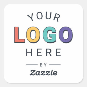 Personalised Brand Logo Design Square Sticker