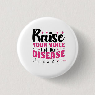 personalised breast cancer funny quote 2024 3 cm round badge