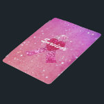 Personalised Breast Cancer Sparkle Pink Ribbon iPad Cover<br><div class="desc">Honour those who have joined the fight for a cure and display your never ending support for a loved one fighting breast cancer yet still shines and sparkles with faith and courage with this sweet personalised gift that will certainly warm her heart. No more words is then needed. Personalise it...</div>