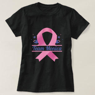 Personalised Brest Cancer Team - Cancer Awareness T-Shirt