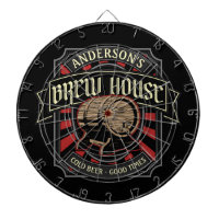 Personalised Brew House Label Beer Brewing Bar Pub