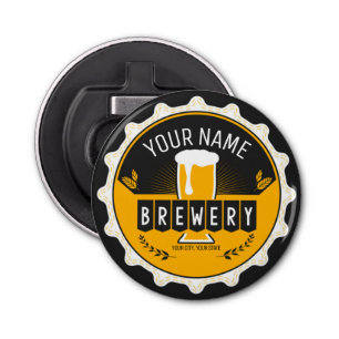 Personalised Brewery Beer Bottle Cap Bar Bottle Opener