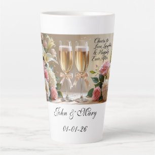 Personalised Bridal Mug- Cheers to Love Latte Mug