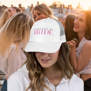Personalised Bridal Party Hat Modern
