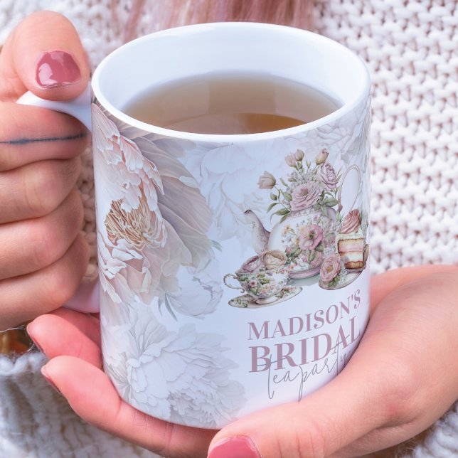Personalised Bridal Tea Party Bone China Mug (Creator Uploaded)