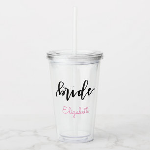 Personalised Bride Acrylic Tumbler