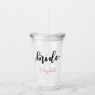 Personalised Bride Acrylic Tumbler