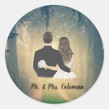Personalised Bride and Groom 