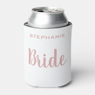 Personalised Bride Bridal Party Can Cooler