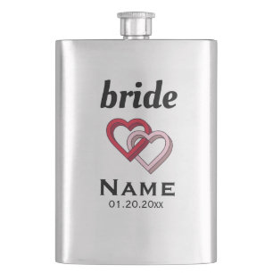 Personalised Bride Classic Flask