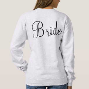 Personalised Bride Gift Custom Name Present Sweatshirt