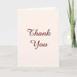 Personalised Bride & Groom Thank You Wedding Card