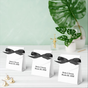 Personalised Bride & Groom Wedding Tent Favour Box