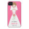 Personalised Bride iPhone 4 Case-Mate Barely There