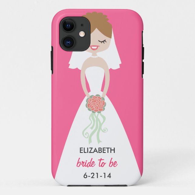 Personalised Bride iPhone 5 Case-Mate Barely There Case (Back)