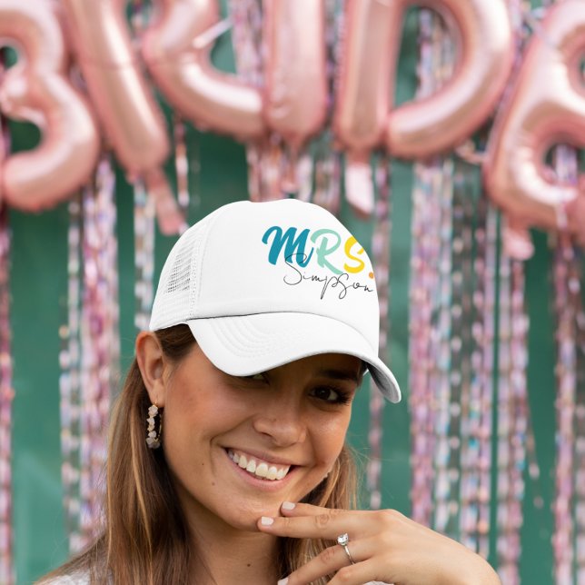 Personalised Bride Mrs Wedding  Trucker Hat (Creator Uploaded)