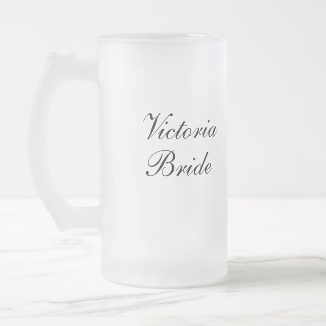 Personalised Bride Mug (Left)