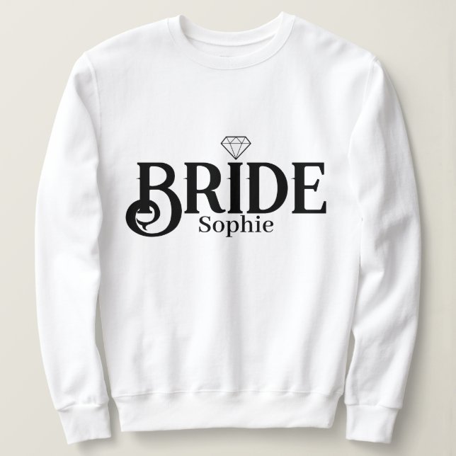 Personalised  Bride Name  2023 sweatshirt (Design Front)
