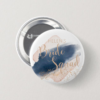 Personalised Bride Squad wedding party badges