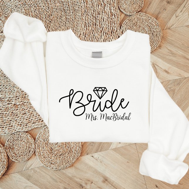 Personalised Bride Sweatshirt Crewneck (Creator Uploaded)