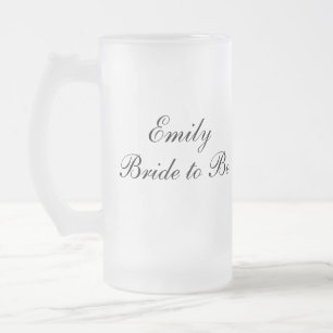 Personalised Bride to Be Mug