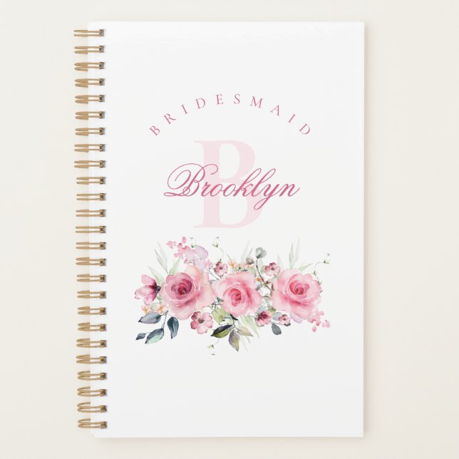 Personalised Bridesmaid Bachelorette Planner (Front)