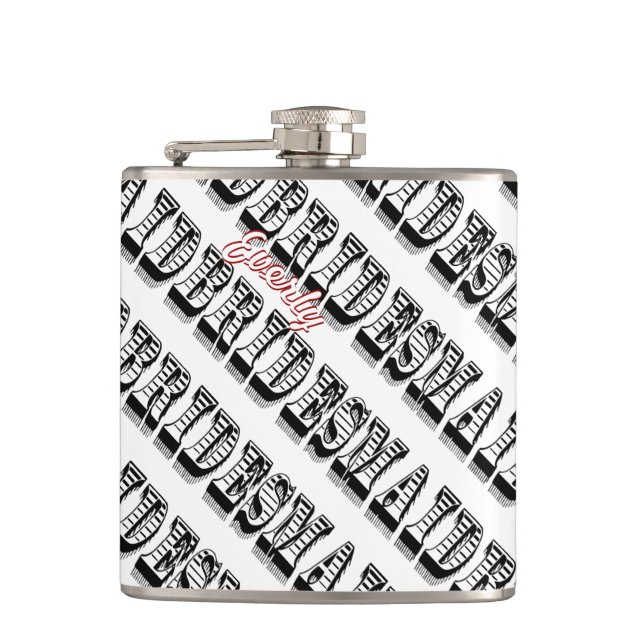 Personalised Bridesmaid Flask (Front)
