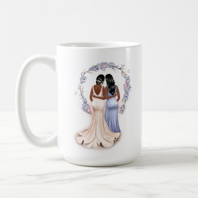 Personalised Bridesmaid Gift Mug  (Left)