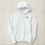Personalised Bridesmaid Gift Wedding Bridal Party Embroidered Hoodie<br><div class="desc">Celebrate the bond of friendship and the joy of your upcoming wedding with our Personalised Bridesmaid Gift Wedding Bridal Party Embroidered Hoodie. This custom bridesmaid embroidered sweatshirt is the perfect way to show your appreciation to your bridal party. Each hoodie features an elegant bride embroidery with the name, making it...</div>