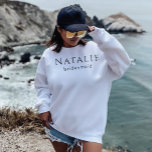 Personalised Bridesmaid Gift Wedding Bridal Party Sweatshirt<br><div class="desc">Our Personalised Bridesmaid Gift Wedding Bridal Party Sweatshirts are the perfect way to express your gratitude to your bridal party and make them feel extra special during your wedding celebrations. These customisable sweatshirts can be personalised with the names or roles of your bridal party members, adding a thoughtful and personal...</div>