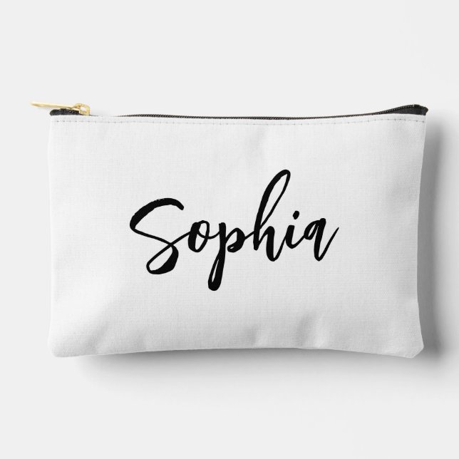 Personalised Bridesmaid Makeup Bags, bridesmaid  Accessory Pouch (Front)