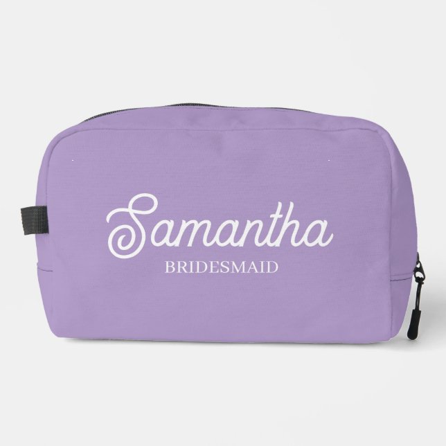 Personalised Bridesmaid Proposal Gift Bachelorette Dopp Kit (Front)
